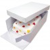PME BCO895 Fond et Boîte à Gâteau Rectangulaires  Plastique  Blanc  38 x 28 x 15.2 cm - B00C3ZF67M