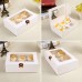 Diealles Cupcake Boîte  8 Pièces Boîte à Gâteau Muffin avec Fenêtre et Séparations pour 6 Cupcakes  Blanc - B07C3D6D6B