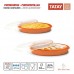 TATAY - Lot 2 Pratique Boîte a Gâteaux / Omelette de 26 cm de Diamètre  en Turquoise et Orange - B079VSNTJF