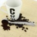 Demiawaking en acier inoxydable Cuillère à café moulu Cuillère de mesure avec sac d'étanchéité Clip - B06X15K11V