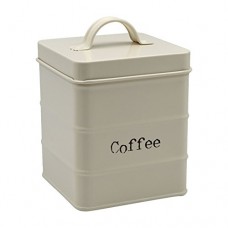 Boîte à café en métal- crème - B01MA51Z3R