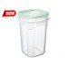 Tatay 1162702 Click-Clack Boîte Alimentaire Carrée Plastique Transparent/Vert 10 8 x 10 8 x 17 cm 1 L - B01I3GGVVO
