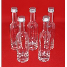 42 x 50 ml (Bordo) bouteilles en verre avec bouchon à visser pour de jus  alcool  liqueur  vin 0 05 litre L slkfactory - B01FP8S5GW