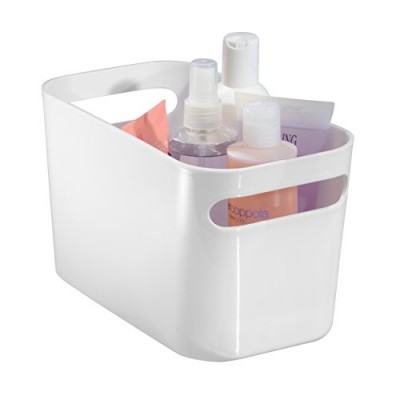 InterDesign Una boite stockage  petite caisse de rangement en plastique pour le ménage et passetemps  blanc - B00I5NGFGW