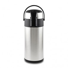 Pioneer flacons en acier inoxydable Pot de l'air chaud d'eau froide à thé café Distributeur de conférence Flasque de cas  Acier inoxydable  Satin Finish  2.2 Litres - B01M5LGUXY