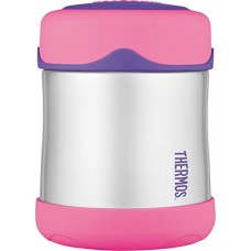Thermos Foogo Insulated Stainless Steel Food Jar  290 ml  Pink - B001KC063I