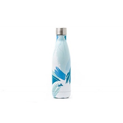 YOKO DESIGN 1473 Art Bottle Bouteille Isotherme Art Bottle Acier Inoxydable Bleu/Vert/Blanc 25.5 x 7 x 7 cm - B071JP8GZT