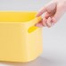 InterDesign Una boite stockage  petite caisse de rangement en plastique pour le ménage et passetemps  jaune - B00LZRJLNE
