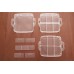 Boîte de Rangement transparent Empilable 3 Niveaux en Plastique - 18 Réglables Compartiments - Pour Ranger et Organiser les Bobines de Fil  la Broderie  Bijoux - Récipient Solide et Verrouillable - B00DHHXD20