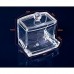 Katomi Acrylique Transparent Coton Laine Bud Distributeur Organiseur Conteneur écran ¡ - B0131Z1P04