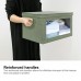 Lifewit Boîte de Rangement Pliante avec Couvercle et Fenêtre Transparente de Vision en Tissu 66L Vert - B06XWH3QDP
