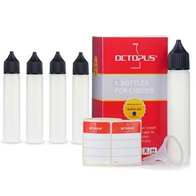 5 x 30 ml flacons pour liquide d’e-cigarettes  flacons de dosage souple en PEBD pour les liquides de cigarettes électroniques  flacons unicorn pour liquides  flacon de peinture vide  flacon stylo - B01MXIH04B
