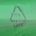 Sacs poubelle ProfessionalTree 120 L - extrêmement résistant - rouleau de 25 - type 100 extra - sacs à ordures XXL sac pour déchets - 70μ - 700x1100 mm - LDPE - vert - B079BT824L