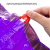 Restbuy 60 Sacs Poubelles avec Poignées Solides Épais Matériau Écologiste - Violet - B074H1F9C9