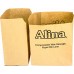 Alina 6L à 8L papier Compostable Caddy Sac poubelle/déchets alimentaires Sac poubelle/biodégradable Marron 7 litre Sac de papier avec Alina Guide de compost  150 bags - B01KT7PKY4