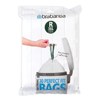 Brabantia - 115646 - Sacs poubelle PerfectFit pour Bo Touch Bin  distributeur  code R  36 litres - B0751NFMBJ
