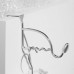 InterDesign Orbinni crochet de garde-robe sur la porte  valet avec tringle en métal pour 4 cintres  argenté - B00004XSFM
