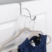 InterDesign Orbinni crochet de garde-robe sur la porte  valet avec tringle en métal pour 4 cintres  argenté - B00004XSFM
