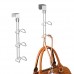 InterDesign Classico accroche sac à main  portemanteau en métal avec 3 crochets  porte sac pour sacs et vestes  argenté - B008VQIGBK