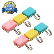multi-usages Crochets magnétiques de cuisine magnétique solide Crochets pour clés  Manteau  réfrigérateur et portes Pastel  multicolore  6 pièces - B072FJQX4F