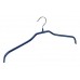 Wenko 10321211100 Cintre galbé Slim 41 set de 2 Cintres pour Vêtements  avec ReVêtement Antidérapant  Métal  Plastique  41 cm  Bleu Foncé - B001AI71O4