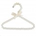 Generic Elégant Cintre de Perles Bowknot Blanc en Plastique Crochet de Penderie pour Vêtement d'Enfants Filles - B01MQLZNSX