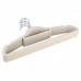 Top Home Solutions Beige Thin Velvet Space Saving Non-Slip Coat Hangers by Top Home Solutions - B00F526R8M