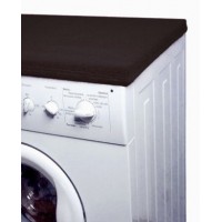 Matex Revêtement de protection en tissu éponge pour dessus de machine à laver 50 x 60 cm noir - B007UH3DEQ