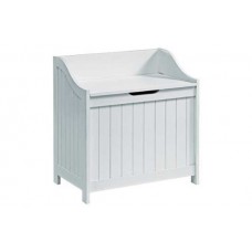Monks Bench Style Laundry Box - White. by Other - B00MUZUPLC