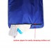 Luxja sac à linge sale voyage  panier à linge sale  corbeille à linge avec crochets de porte en acier inoxydable EXTRA et bandoulières  Bleu - B07CXR6C14
