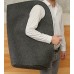 SKASON walkki – Jouet Rangement  panier à linge  sac à linge feutre gris foncé - B01N437621
