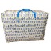 Super grand sac de rangement de 115 litres. crème Plage Cabanes motif . Toy sac  le lavage et le sac à linge - B074J8J1XX