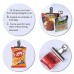 Ocamo Puce Sac Lot de 12 pcs – Pinces en acier inoxydable robuste Chip Clips  multi-usages hermétique d'étanchéité Pinces de cuisine pour Office Home Utilisation domestique (6PCS 50 mm  6 pcs