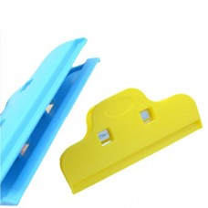 BlueSnail - Pinces à sachets alimentaires  pinces à linge  fort serrage  anti-humidité  couleur aléatoire (lot de 10) - B01HSWGRUO