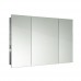 iBath Placard de rangement mural 3 portes à miroir Acier inoxydable 1200 mm - B003Y6PJV2