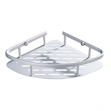 Bestomz Bain/Douche étagère d'angle Triangle simple couche Panier de rangement de salle de bain de cuisine accessoire - B076HKWR5K