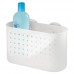InterDesign Basic panier de douche  valet de douche en plastique sans perçage avec ventouses  transparent - B000AEGCQW