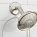 mDesign étagère de douche sans perçage - panier de douche à suspendre - serviteur de douche en métal inoxydable pour savons  shampooing  etc. – avec 2 crochets et 2 paniers – argenté mat - B071VP7NT2