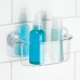 mDesign Organisateur de douche – serviteur de douche à ventouses – Ce valet de douche sera l’aide parfaite pour une meilleure organisation de vos gels  shampooing  après-shampooing  rasoirs  lotion. - B06Y5X3LHY