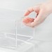 mDesign boite de rangement avec des poignées intégrées – caisse de rangement transparent avec un beau design – boite de rangement salle de bain – stockage idéal – transparent - B01N2130L7