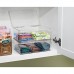 InterDesign Cabinet/Kitchen Binz box rangement  très grande boite conservation empilable plastique  organisateur cuisine avec couvercle  transparent - B00W02UXHQ