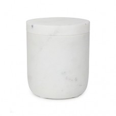 houseproud ARCTIC MARBLE Coton Box  Cosmétique Pot de marbre Blanc - B06VTDGKP2