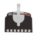 L-BAG 03: porte-revues en acier avec inserts en cuir  design by Limac. - B00VKB6TOY