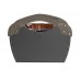 L-BAG 04: porte-revues en acier avec inserts en cuir  design by Limac. - B00VKB40S6