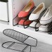 OUNONA réglable Chaussures logements Organiseur fer double couche intégrée à chaussures avec Creative Space Saver (Noir) - B07DLJ3F2L