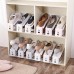 vegec 5 Pcs Range Chaussures Réglable Compartiment de rangement en plastique multicolore pour un espace réduit (blanc) - B07DGVQX26