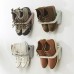 Hergon Supports à chaussures  Meuble à chaussures mural simple réglable Chaussures Support Rack Plastique (Gris) - B07DFPKG3B