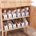 Shoes storage racks YZRCRKShoe cadre réglable en plastique simple chaussure support maison léger espace-stockage chaussures étagères (Couleur : Gris) - B07CR1D1SK