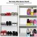 chaussures  pour empiler les chaussures Organiseur de économie d'espace à chaussures support Rack koobea (8 paires de chaussures ) (Mixed Color) - B078M53DDP