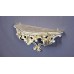 Console étagère blanc or doré vintage meuble mural entrée Style Baroque - B0716RWVMN